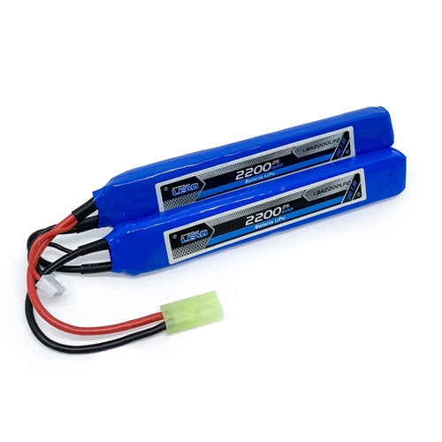 Bateria Lipo ULTRA - 7.4V/2S (2 Pack) - 2200mAh - 20C/40C AIRSOFT